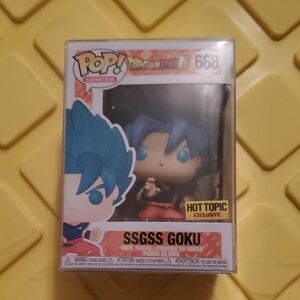 Dragonballz Ssgss Goku #668 Hot Topic Exclusive Funko Pop